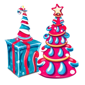 Whoville Themed Party Decor Png Dnf41 PNG Image