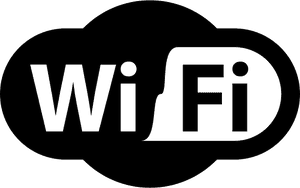 Wi Fi Logo Black Background PNG
