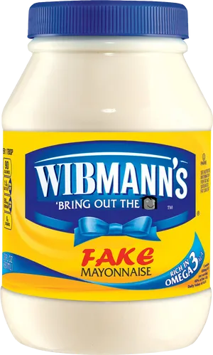 Wibmanns Fake Mayonnaise Jar PNG Image