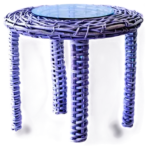 Wicker Outdoor Table Png Qub10 PNG Image