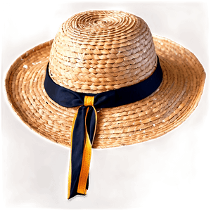 Wide Brim Straw Hat PNG ecw PNG image with transparent background
