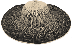 Black Braided Resort Hat - Crochet, HD Png Download PNG image with transparent background