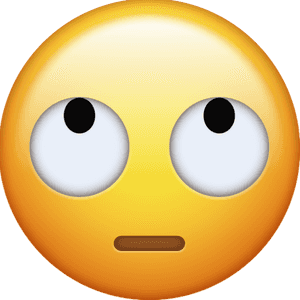 Download Flushed Emoji Icon - Ios Shocked Emoji Png, Transparent Png PNG with transparent background