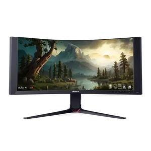 Widescreen Gaming Monitor Png Hnl PNG Image