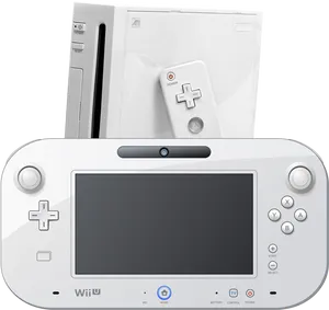 Wii U Consoleand Gamepad PNG Image