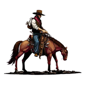 Wild West Figure Scene Png 83 PNG Image