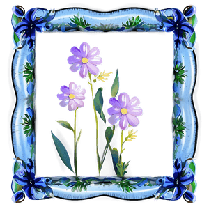 Wildflower Frame PNG 41 PNG image with transparent background