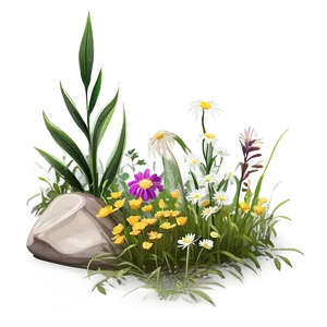 Wildflower Pathway Charm Png 06202024 PNG Image