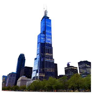 Willis Tower Landmark Png Udy PNG Image