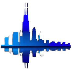 Willis Tower Skyline Silhouette Png Idb PNG Image