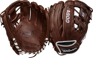 Wilson A900 Baseball Gloves PNG Image