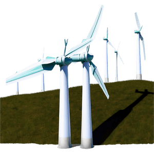 Wind Energy Turbine PNG oqg PNG image with transparent background