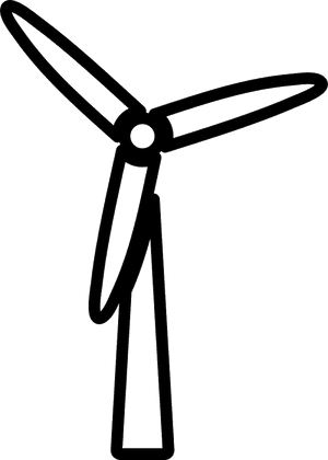 Wind Turbine Outlined Tool - Wind Turbine Icon Png, Transparent Png PNG image with transparent background