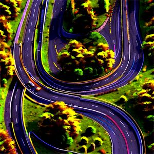 Winding Road PNG kgq2 PNG image with transparent background