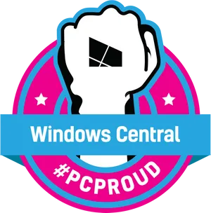 Windows Central Fist Logo PNG Image