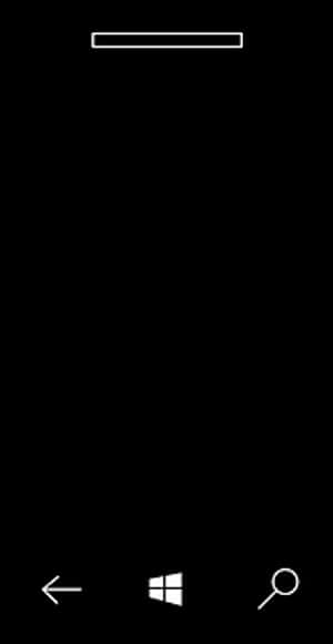 Windows Phone Interface Black Screen PNG image with transparent background