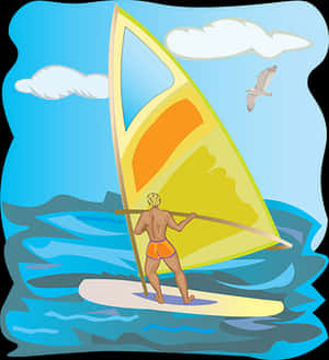 Windsurfing_ Adventure PNG image with transparent background