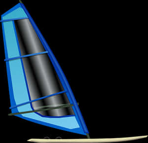 Windsurfing Sail Graphic PNG with transparent background