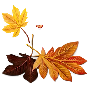 Windy Day Fallen Leaves Png Egp PNG Image