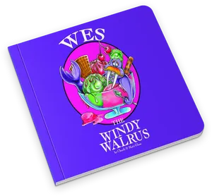 Windy Walrus Book Cover PNG Image