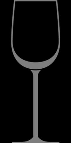 Wine Glass Silhouette Black Background PNG image with transparent background