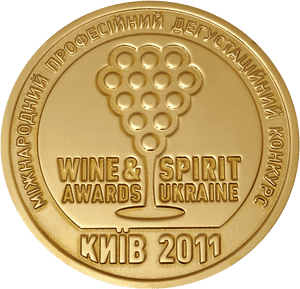 Wine Spirit Awards Ukraine Medal2011 PNG image with transparent background