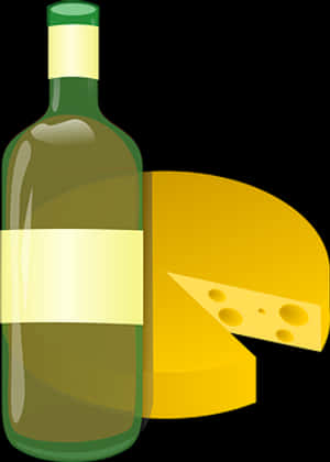 Wineand Cheese Clipart PNG with transparent background