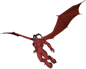 Demon Png - Demon Flying, Transparent PNG with transparent background
