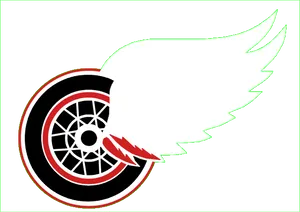 Winged Wheel Logo PNG Image