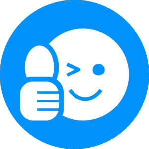 Winking Emoji Graphic PNG Image