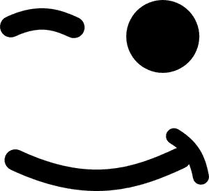 Wink Vector - Wink Face Clip Art, HD Png Download PNG image with transparent background