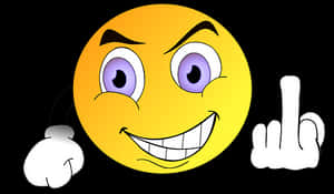 Winking Smiley Face Gesture PNG image with transparent background