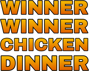 [ Best ] New Pubg Png - Winner Winner Chicken Dinner Images Hd, Transparent Png PNG image with transparent background
