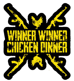Pubg Winner Winner Chicken Dinner Png Download Image - Winner Winner Chicken Winner, Transparent Png PNG with transparent background
