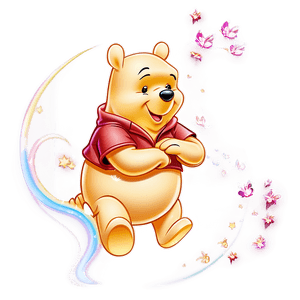 Winnie The Pooh and Honey PNG upb42 PNG image with transparent background