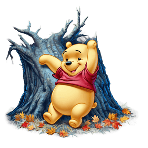 Winnie The Pooh Fall PNG 05062024 PNG image with transparent background