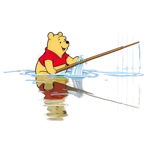 Winnie The Pooh Fishing Adventure Png 06212024 PNG Image