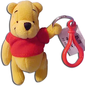 Winnie The Pooh Keychain Plush PNG Image