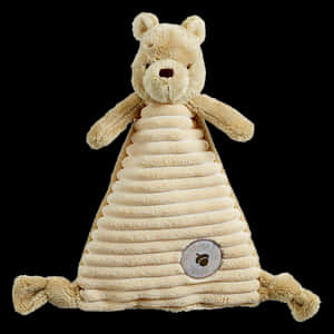 Winnie The Pooh Plush Lovey Toy PNG image with transparent background