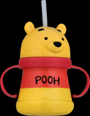 Winnie The Pooh Sippy Cup PNG image with transparent background