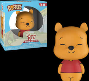 Winnie The Pooh Vinyl Figure Dorbz Packaging PNG image with transparent background
