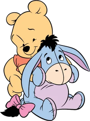 Winnie The Poohand Eeyore Friends PNG Image