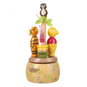 Winniethe Pooh Friends Figurine PNG Image