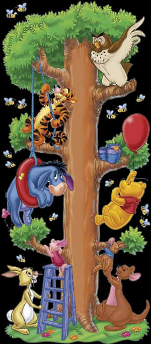 Winnie The Pooh And Friends Cross Stitch Patterns, HD Png Download PNG
