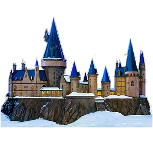 Winter At Hogwarts Png 70 PNG Image