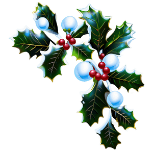 Winter Holly PNG bwe15 PNG