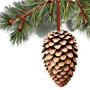 Winter Pine Cone PNG txr99 PNG