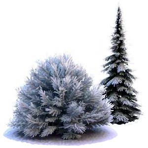 Winter Pine Tree Scene Png 46 PNG Image