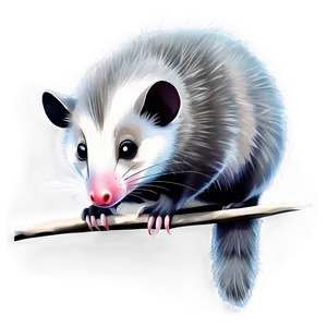 Winter Possum Scene Png Wfl PNG Image