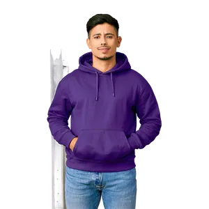 Winter Purple Hoodie Visual Png Cbw79 PNG Image